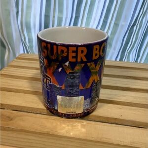1999 Superbowl XXXIII Coffee Cup Mug Denver Broncos Atlanta Falcons Football NFL